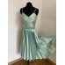 Rochie din matasica noblesse solata verde mint